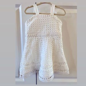 Bardot Junior White Dress Size 3 Toddler